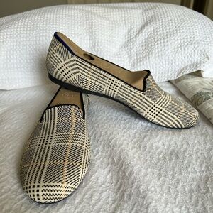 Rothys Ivory Plaid Women's Loafers